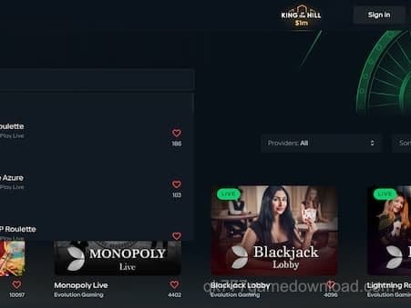 Roulette table preview in qk777 game app